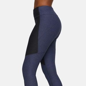 Outdoor Voices Two-tone cropped leggings